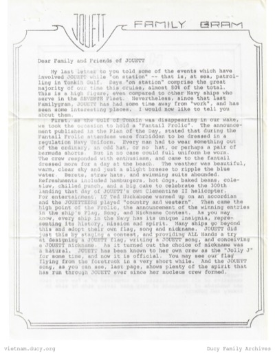 Family Gram - Capitan Robert S Hayes - pg 1