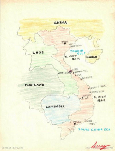 Ducy Hand Drawn SE Asia Map — misc