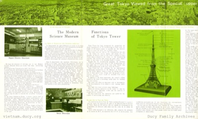 Tokyo Tower Brochure - Science Museum and Functions — misc