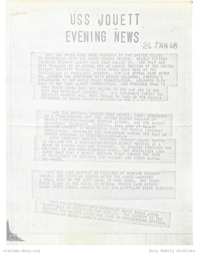 USS Jouett Evening News pg 1 — ship-pubs