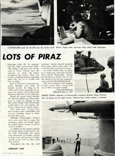 All Hands - USS Wainwright Has Lots of PIRAZ pg 2 — ship-pubs