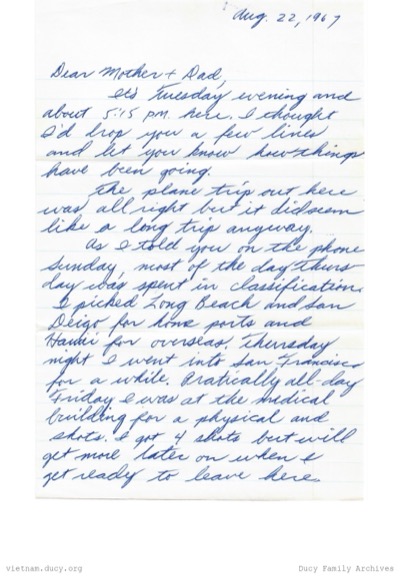 Mike Ducy to Home pg 1 — mike