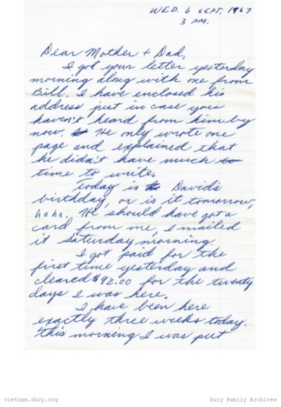 Mike Ducy to Home pg 1 — mike