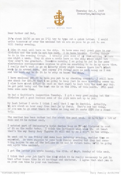 Mike Ducy to Home pg 1 — mike