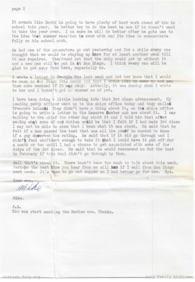 Mike Ducy to Home pg 2 — mike