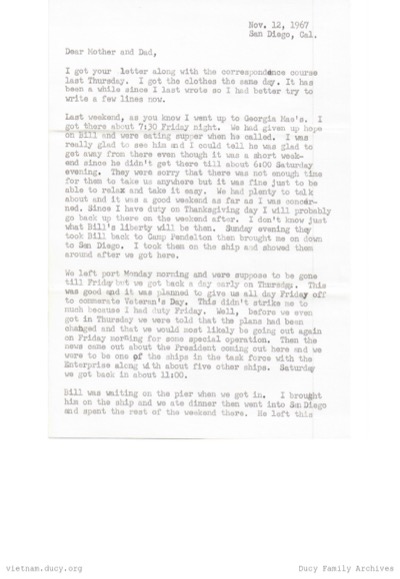 Mike to Home pg 1 — mike