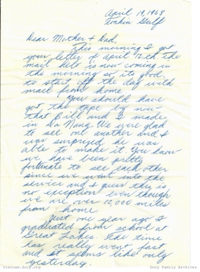 Mike to Home pg 1. — mike