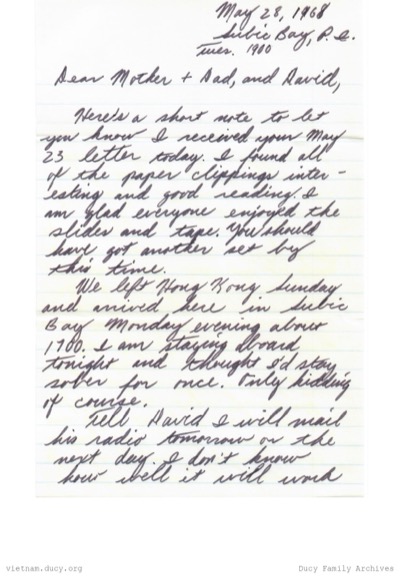 Mike to Home pg 1 — mike
