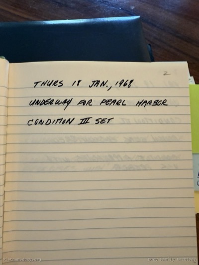 Logbook — Thursday, January 18, 1968