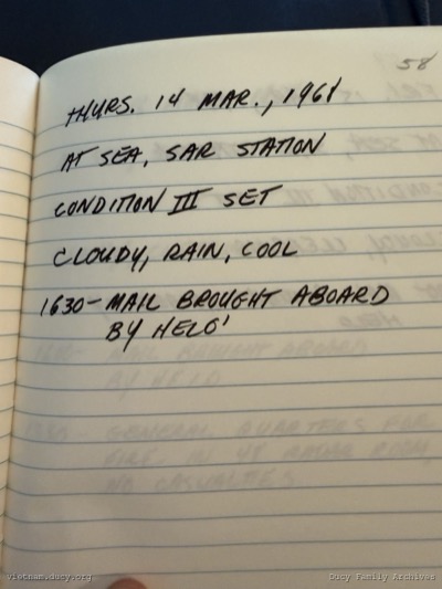 Logbook — Thursday, March 14, 1968