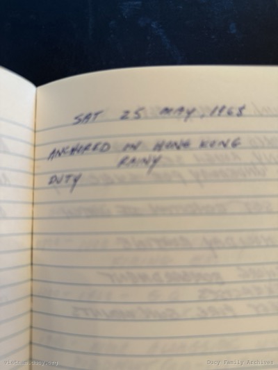 Logbook — Saturday, May 25, 1968