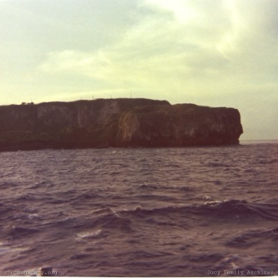 Entering Guam