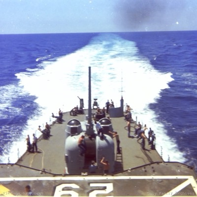 At sea, underway for Yokosuka, JP