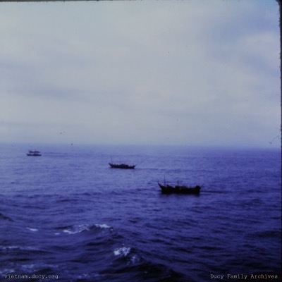 Vietnamese fishing boats, Da Nang Harbor