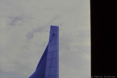 Spire on Olympic Gymnasium