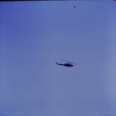 Huey helicopter, Da Nang Harbor